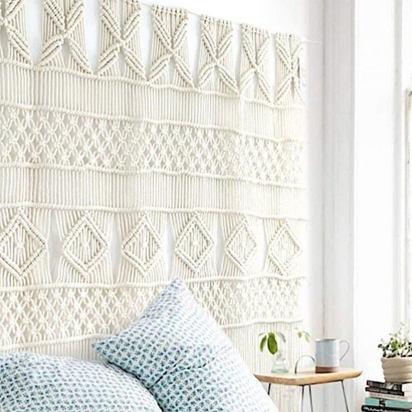 Handmade Bohemian Braided Macrame Indie Dorm/Living Room/Wall/Bedroom Decor - Picture 1 of 8